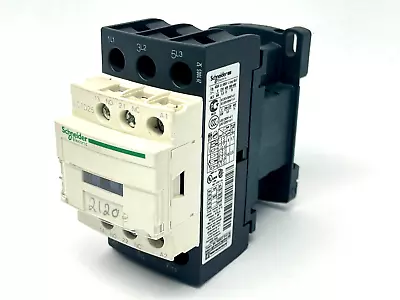 Buy Schneider Electric LC1D25G7 Magnetic Contactor 40A 120V 3-Pole W/ Cover • 30.39$