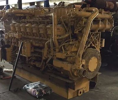 Buy Two Caterpillar Cat 3516 A Locomotive Diesel Engine 9KF Serial 9Y-7015 Rebuild • 80,000$