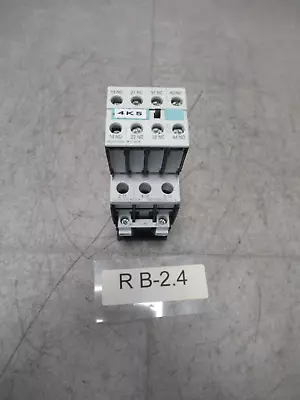 Buy Siemens 3RT1025-1A 4 Circuit Breaker 3-Pol 7,5kW Coil 230V 50Hz+3RH1921-1HA22 • 48.90$