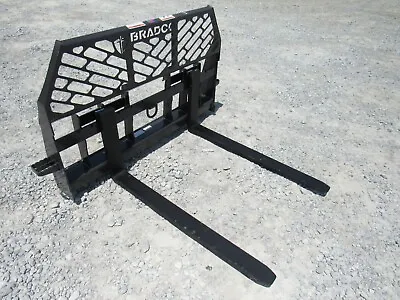 Buy Bradco Signature Series 60  Wide, 60  5,500 LB Pallet Forks, Skid Steer Loader • 1,457.49$