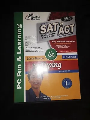 Buy SAT & ACT/Mavis Beacon Teaches Typing (CD Software, 2002) From The Princeton Rev • 8.40$