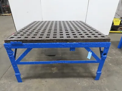 Buy 59  X 59  X 2  Thick Cast Iron Acorn Style Platen Top Welding Table 2  Square • 2,577.20$