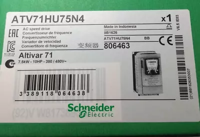 Buy Schneider Electric ATV71HU75N4 Factory Packed, FREE Shipping • 2,125$