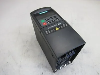 Buy Siemens Micromaster 420 6se6420-2ud21-1aa1 1.10kw 380-480v Xlnt Used Takeout !! • 249.99$