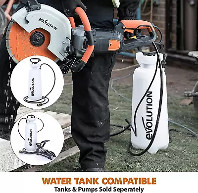 Buy R300DCT+ 12 Inch Concrete Saw With Water Fed Dust Suppression Electric No Gas US • 259.88$