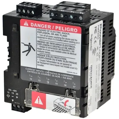 Buy PM820U Schneider Electric Power Meter Unit W/o Display Powerlogic  --SA • 1,600.22$