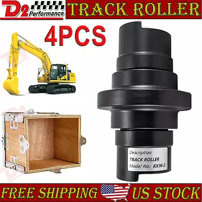 Buy 4PCS Bottom Track Roller For KUBOTA KX36-2 KX41-2 Mini Excavator Undercarriage • 556$
