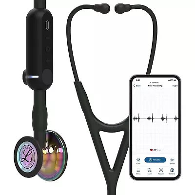 Buy 3M™ Littmann® CORE Digital Stethoscope, Black Chestpiece, Tube, Stem And Headset • 210$