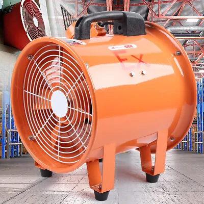 Buy 12 Inch Ventilation Fan Extractor Spray Booth Paint Fumes Exhaust Fan 3720m³/H • 180$
