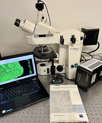 Buy Zeiss Axioplan 2 Fluorescence  X-Cite LED Microscope  Cam + Laptop • 15,250$
