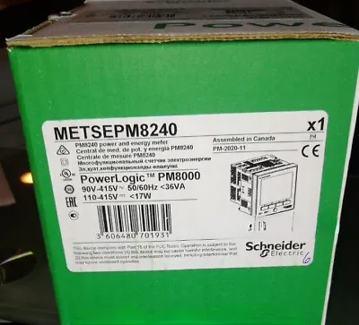 Buy SCHNEIDER ELECTRIC PowerLogic PM8000 METSEPM8240 NEW In Original Packing DOM2023 • 1,900$