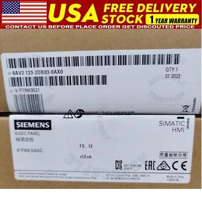 Buy 1 PCS New In Box SIEMENS SIMATIC 6AV2123-2DB03-0AX0 TOUCH PANEL HMI KTP400 BASIC • 265.49$