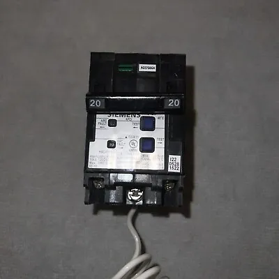 Buy Siemens Q220AFC Combination Arc Fault Circuit Breaker • 75$