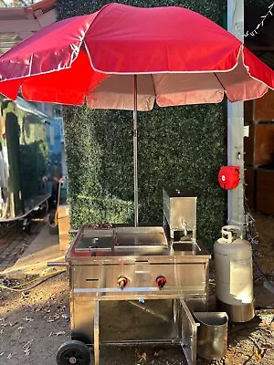 Buy Mobile Hot Dog Cart Trailer Concession Food Vending Stand Kiosk Vendor Hotdog • 2,900$