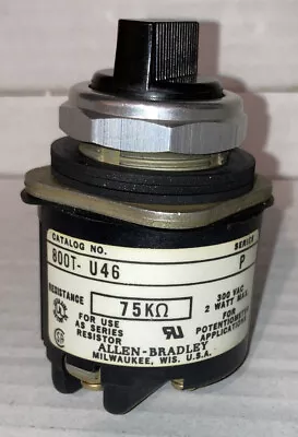 Buy Allen Bradley 800T-U46 Potentiometer Unit 800TU46 • 149.99$