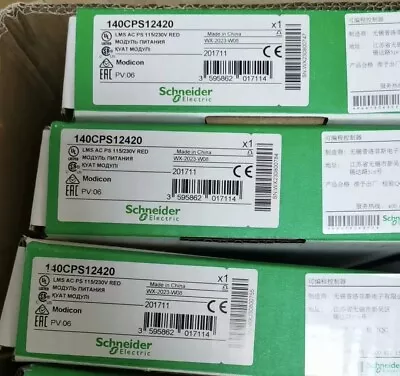 Buy Schneider Electric 140CPS12420 PLC Power Supply New In Box Expedited Shipping#HT • 360.05$