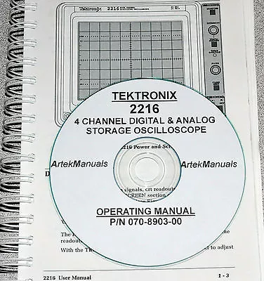 Buy Tek Tektronix 2216 4 Channel Oscilloscope Operating  Manual • 10$