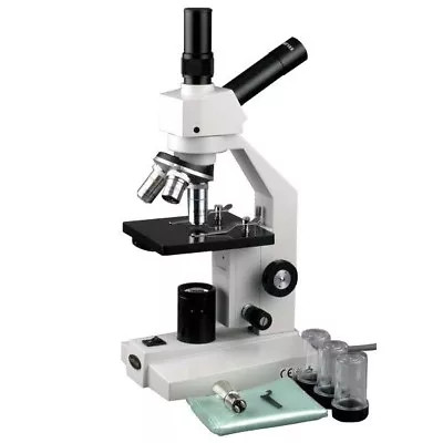 Buy AmScope 40X-1000X Dual-View Compound Microscope • 205.99$