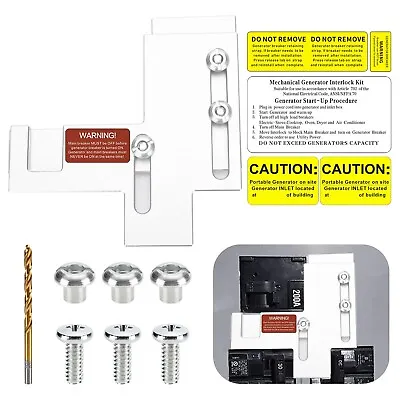 Buy PFCKE Generator Interlock Kit Compatible With Murray / Siemens 150 Amp Or 200 Am • 29.99$