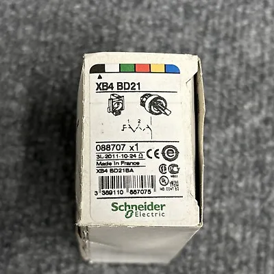 Buy Schneider Electric XB4BD21 22mm Push Button, 2 Position Selector Switch, Black • 27.99$