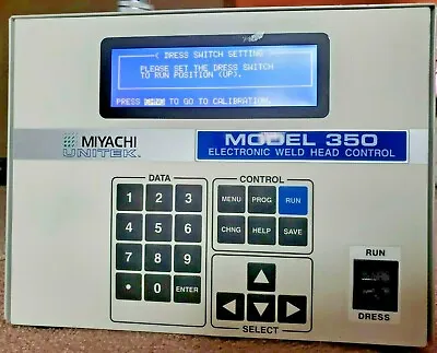 Buy Unitek Miyachi Model 350 Weld Head Control Controller Model 2-302-03 • 1,199$