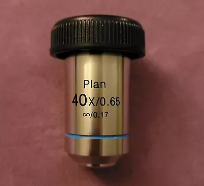 Buy Omax 40x/0.65 Infinity-corrected Plan Microscope Objective Lens *new Open Box* • 89$