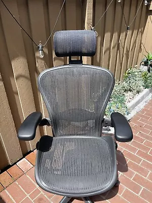 Buy Herman Miller Aeron Chair Size B Fully Loaded  Lumbar  Support • 549$