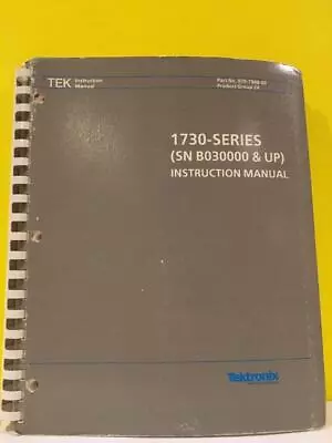 Buy Tektronix 070-7948-00 1730-Series (SN B030000 & Up)  Instruction Manual • 29.99$
