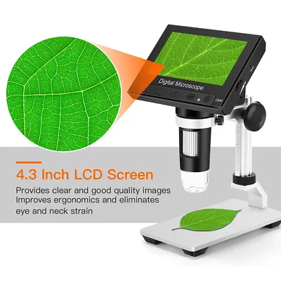 Buy 4.3  TOMLOV Digital Microscope With Screen HD Camera PCB Soldering Error Coins • 55$