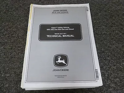 Buy John Deere Gator HPX 4x2 4x4 Gas & Diesel UTV Service Repair Manual TM2195 • 191.66$