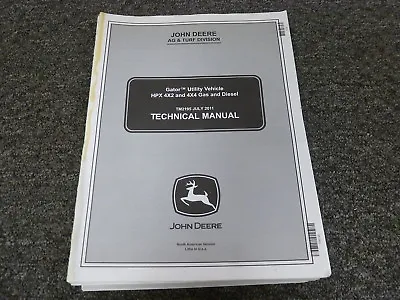 Buy John Deere Gator HPX 4x2 4x4 Gas & Diesel UTV Service Repair Manual TM2195 • 136.11$