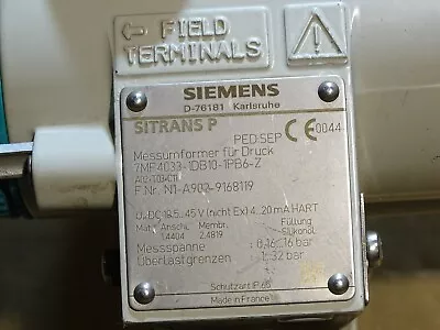 Buy Siemens Sitrans P 7MF 4033-1DB10-1PB6-Z D-76181 (1PCS) #P1254# • 680$