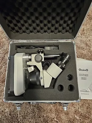 Buy Omano Stereo Zoom Microscope W/Stand & Case OM2040L 20X 40X Magnification • 175$