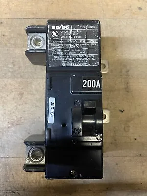 Buy Siemens EQ8695 2 Pole 200 Amp 120/240v Circuit Breaker • 100$