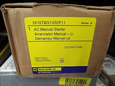 Buy 2510-TBG1  V02P11  Square D Manual Motor Starter Toggle Switch • 79.99$