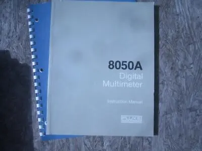 Buy Fluke  8050a Digital Multimeter Instruction Manual • 12$