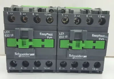 Buy 2 Pcs Schneider Electric Lc1e32 Easpact Contactor 240v / 50 Hz • 199$