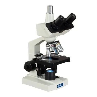 Buy OMAX 40X-2000X LED Trinocular Biological Compound Microscope W Mechanical Stage • 251.99$