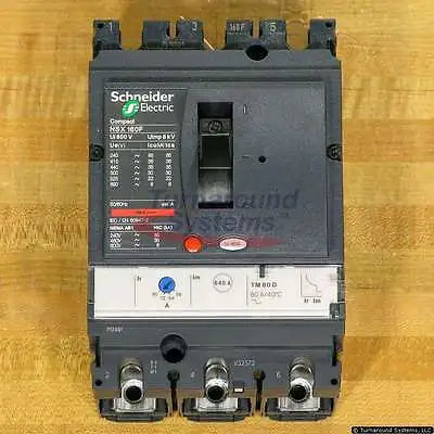 Buy Schneider Electric NSX160F Breakers, 56, 64, 72 & 80 Amp, 35 KAIR, LV430633, NEW • 115$