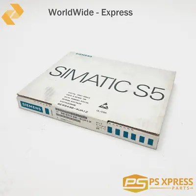 Buy * Siemens Simatic S5 6ES5430-4UA12 6ES5 430-4UA12 • 269.01$