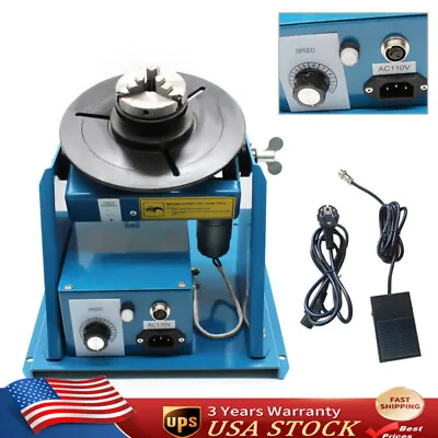 Buy 3 Jaw Welding Turntable Turntable Manipulator Welding Positioner Rotary Table • 265$