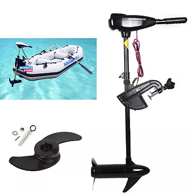 Buy NEW   46LBS 12V Outboard Motor Electric Trolling Motor Fishing Boat Engine  • 180$