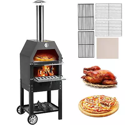 Buy  Wood Fried Pizza Oven Portable Wood Fired Machine Wood Burning Pizza Oven • 233.52$