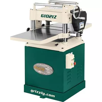 Buy Grizzly G1021Z 15  3 HP Planer With Cabinet Stand • 3,120$