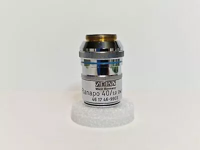Buy Zeiss Planapo 40/1.0 Oel MI Iris Microscope Objective 461746 • 385.99$