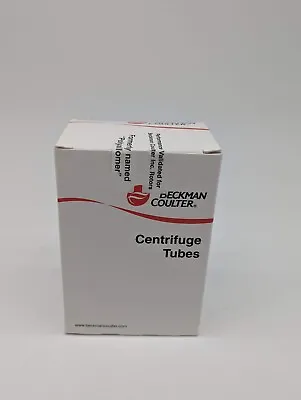 Buy NEW 50-PACK Beckman Coulter 5 ML Centrifuge Poly Tubes For SW 55 Ti MLS-50 13x51 • 49.99$