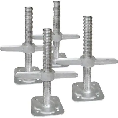 Buy MetalTech Scaffolding Platform 12  Leveling Jacks Galvanized Steel (4-Pack) • 90.25$
