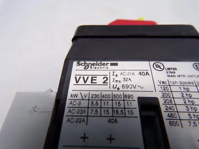 Buy Schneider Electric Vve2 Switch • 47.99$
