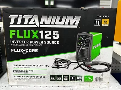 Buy TITANIUM Easy-Flux125 Inverter Power Source Model: TI-FLX125 (PD4041903) • 159.99$