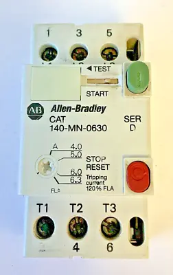 Buy Allen-bradley 140-mn-0630 Circuit Breaker 16a 600v 3ph • 20$